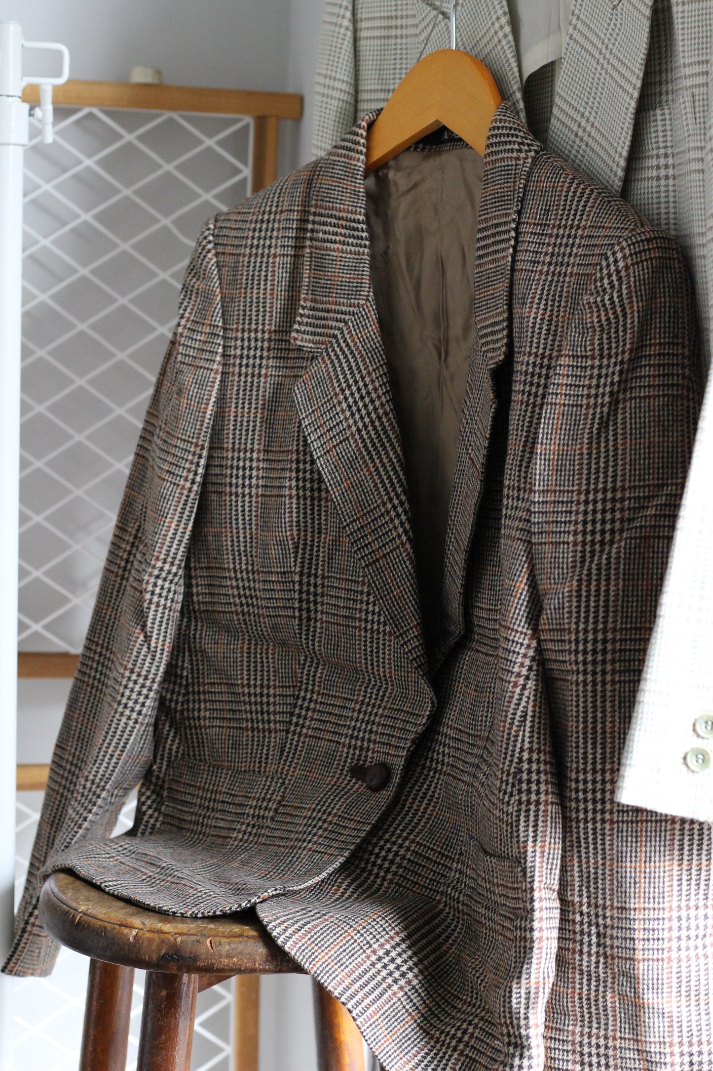 Women's Vintage Daks Check Tailored Jacket x3点