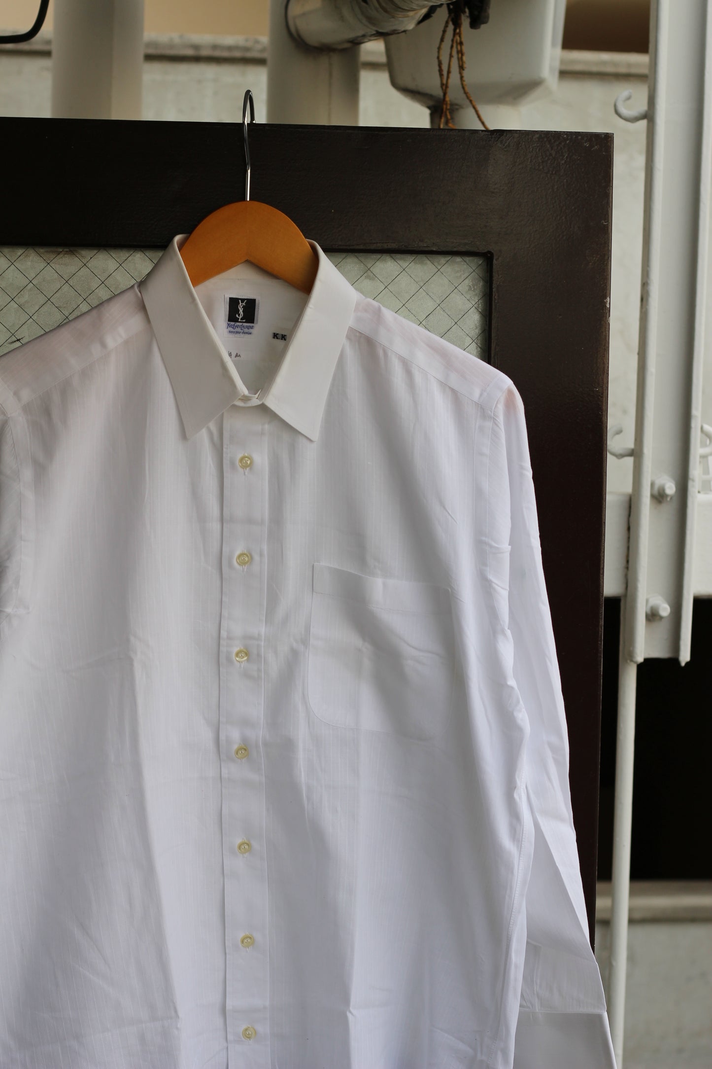 Yves Saint Laurent & dunhill White Dress Long Sleeve Shirt set x2点