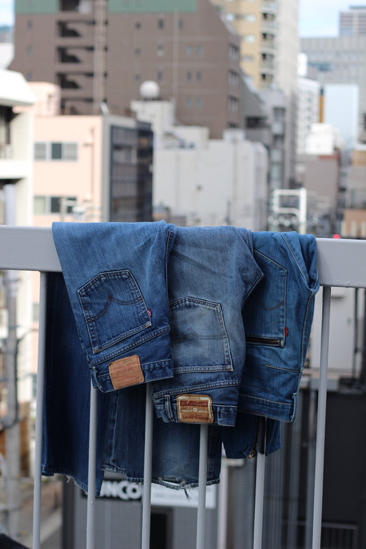 Y2K Levi's & Disel denim pants x3点