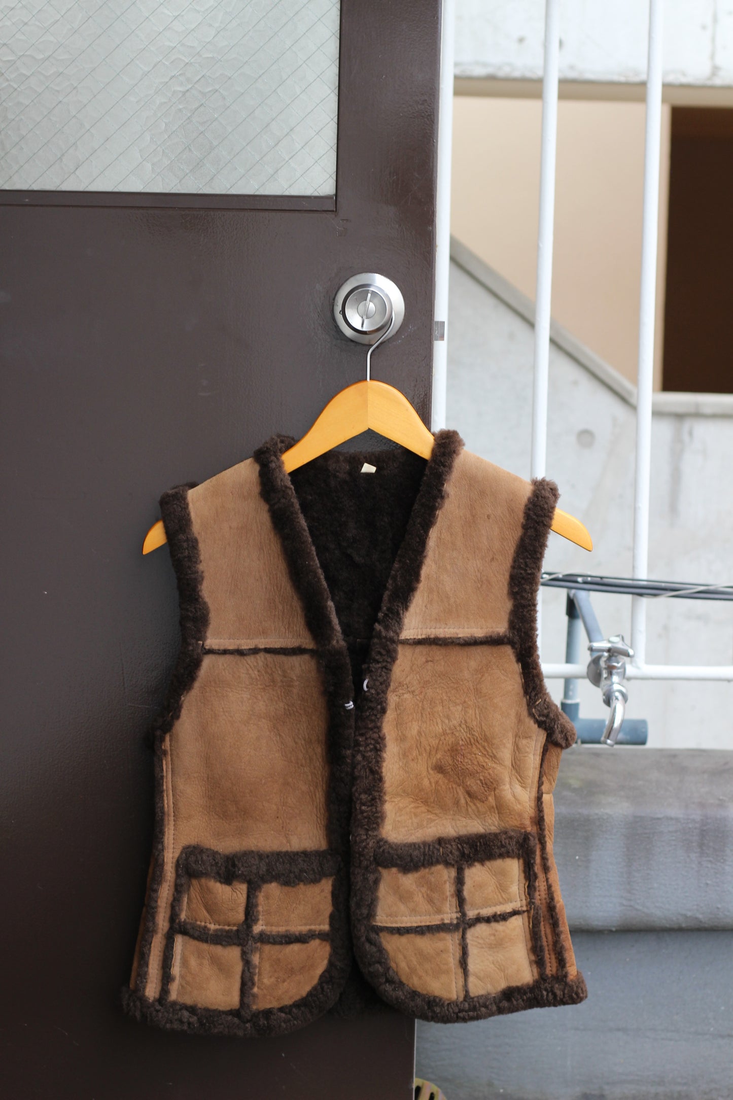 Vintage Mouton Vest x3点