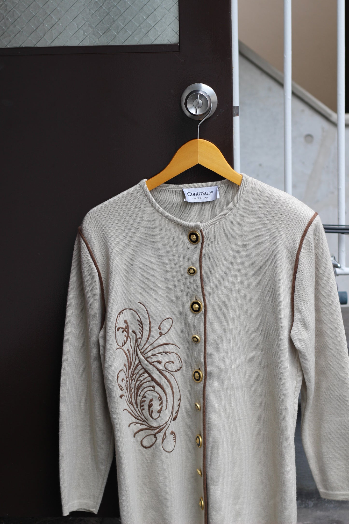 Women's Euro Vintage Marble Color Cardigan x5点