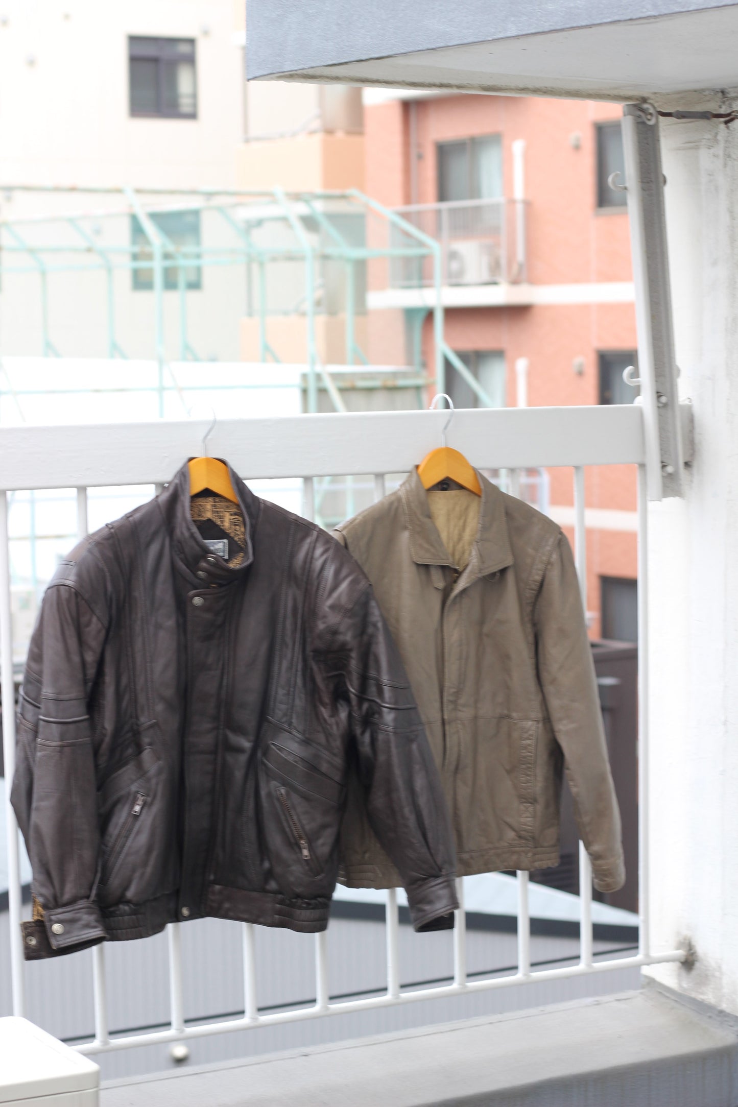 Men's leather jacket x7点