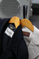 BALMAIN Leather & Wool Coat set x2点