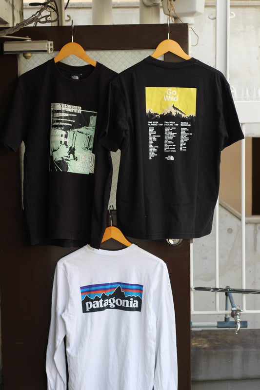 The North Face & Patagonia T-Shirt x3点