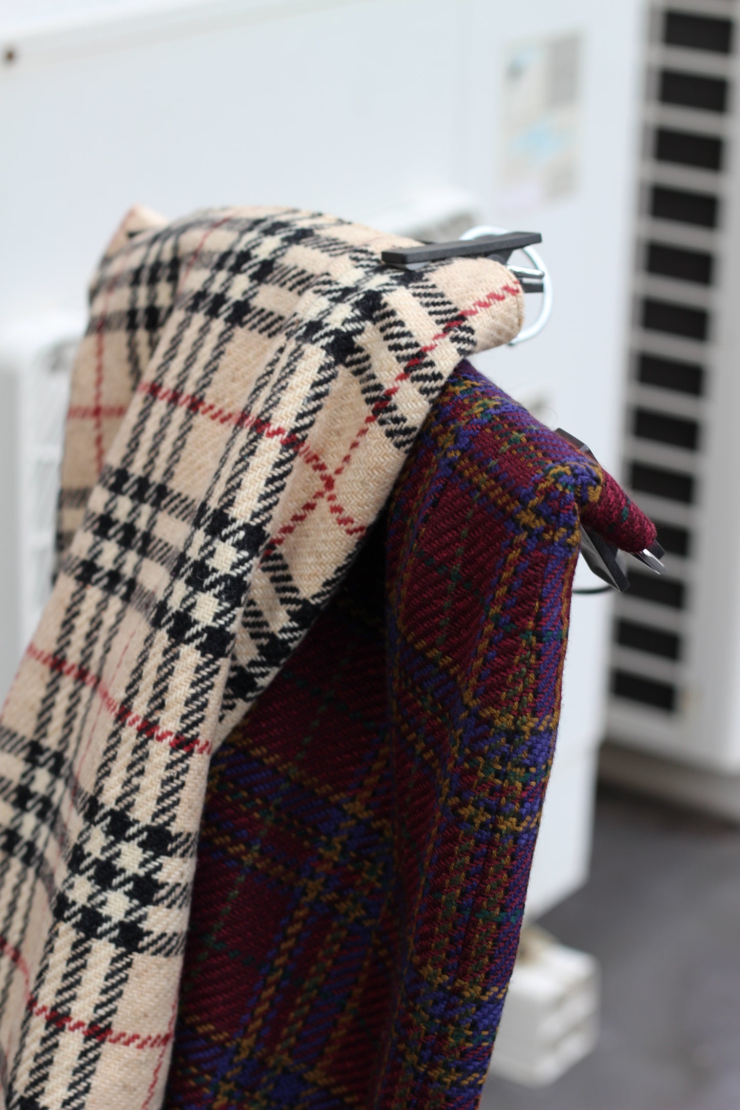 Burberry Wool Check Skirt set x2点