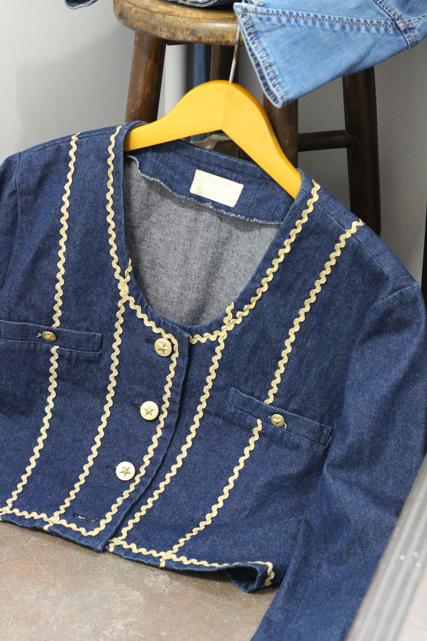 Vintage Design Denim Jacket x2点