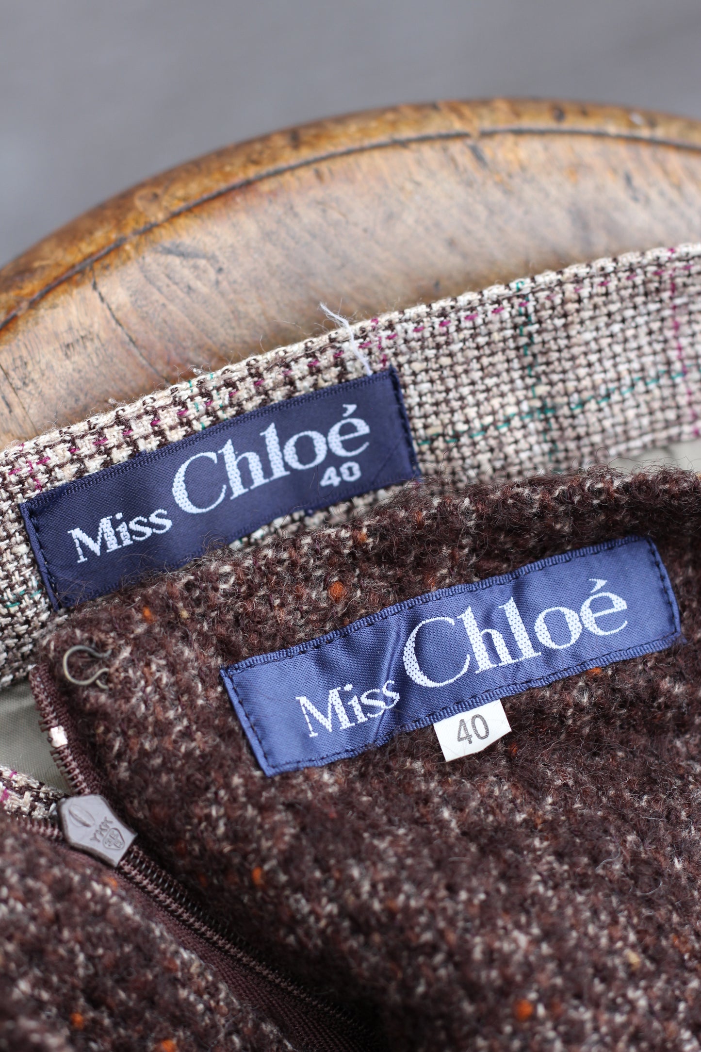 Chloe Wool Design Skirt set x2点