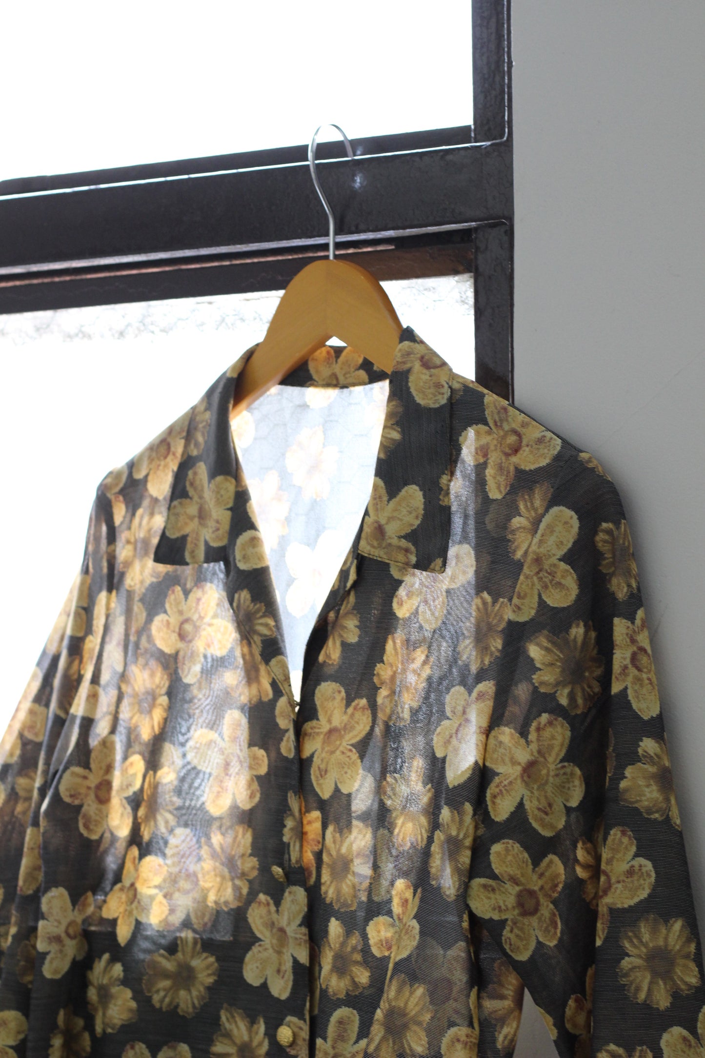 Vintage Flower Long Sleeve Blouse x4点