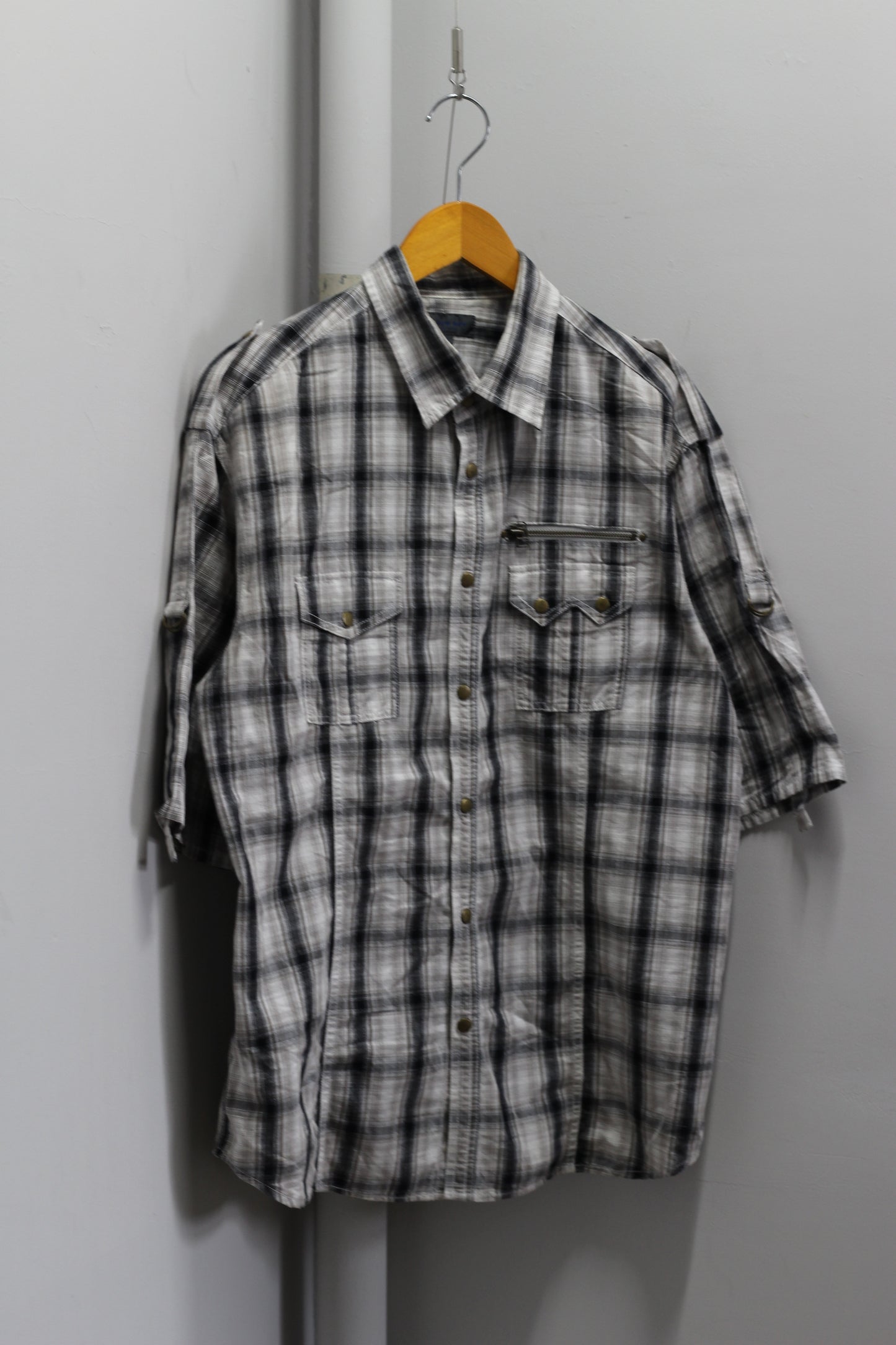 Men's Design Short Sleeve Western Shirt x2点
