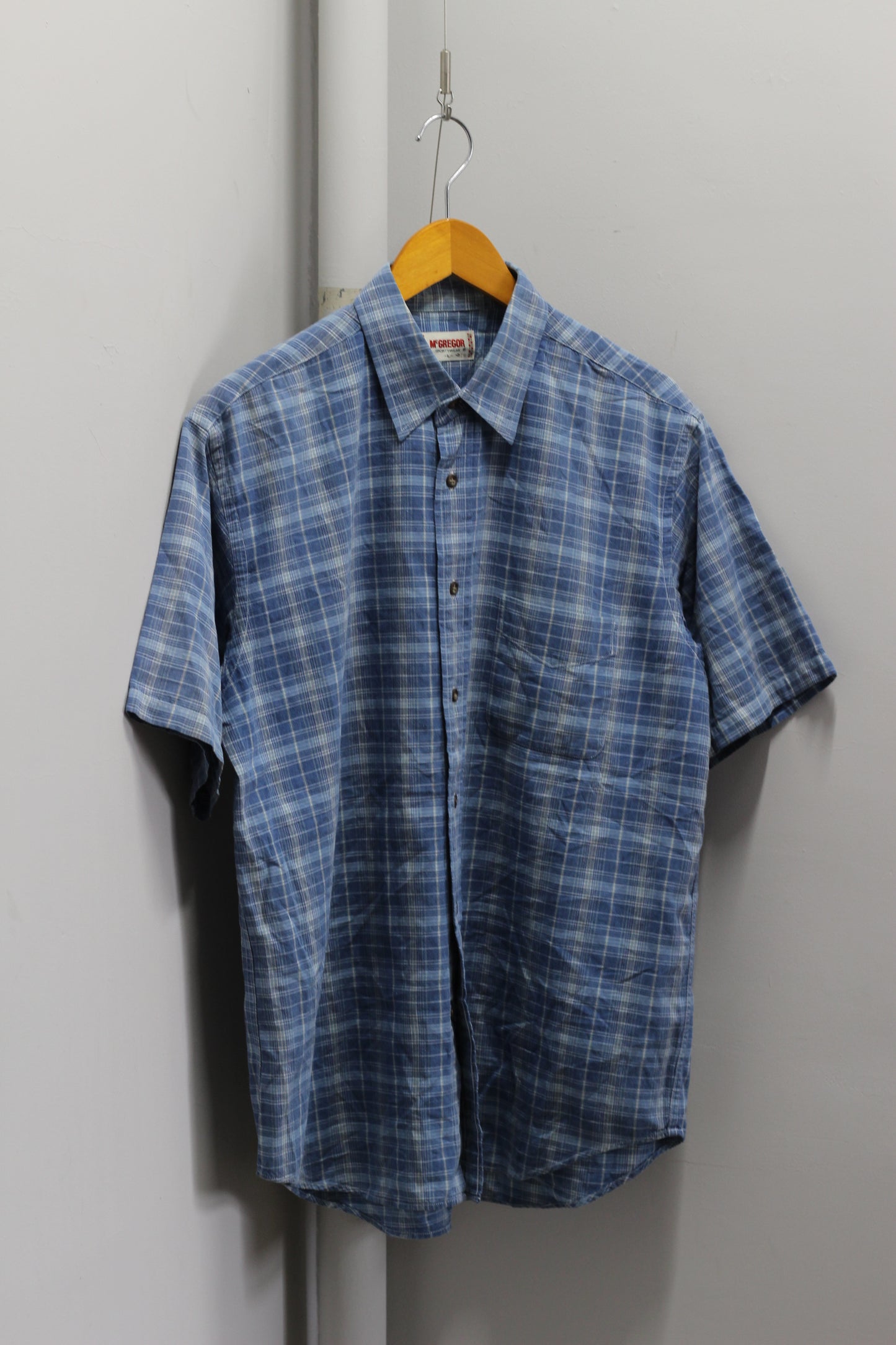 90's McGREGOR Check Short Sleeve Shirt x4点