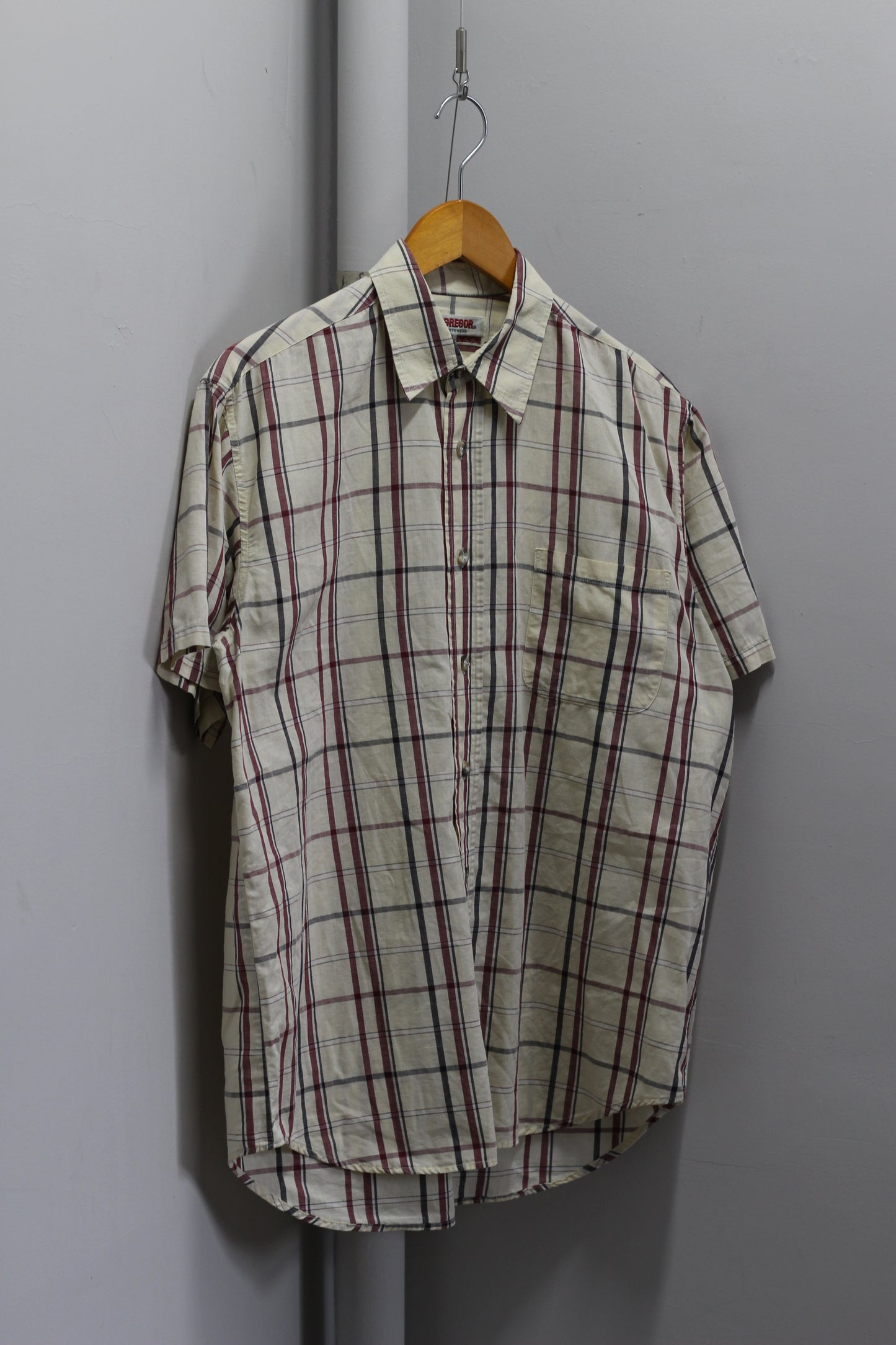 90's McGREGOR Check Short Sleeve Shirt x4点