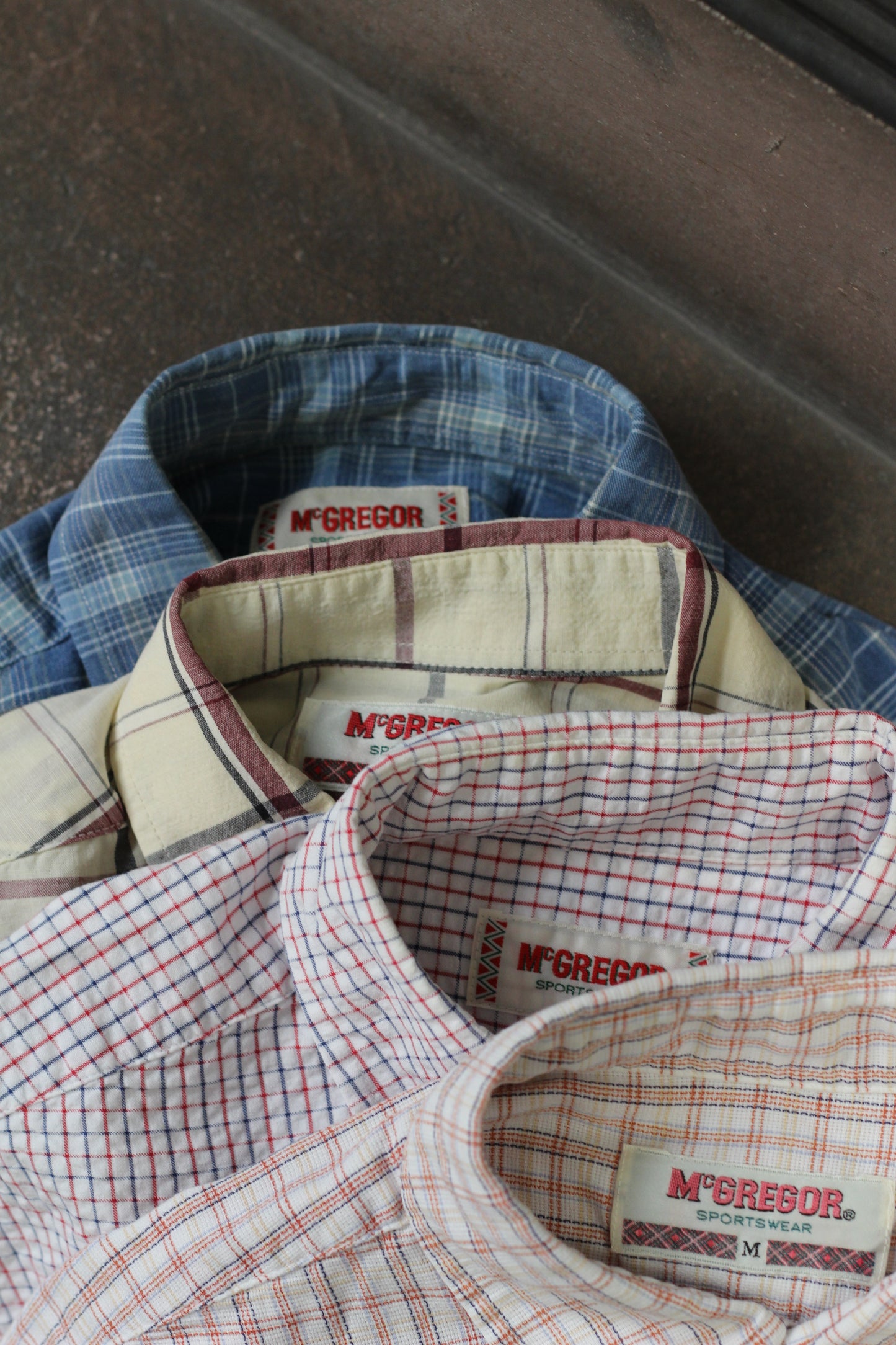 90's McGREGOR Check Short Sleeve Shirt x4点