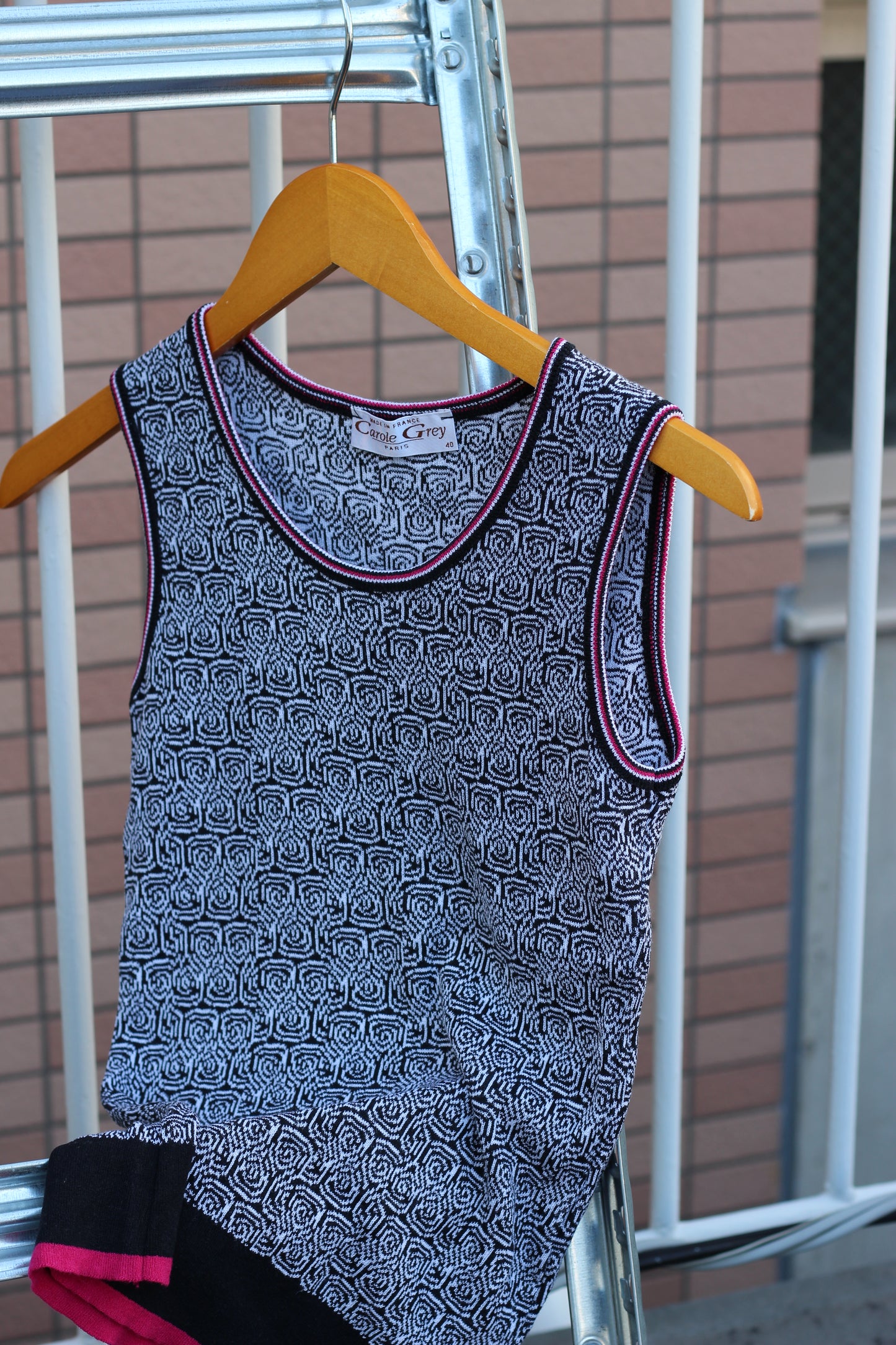 Women's Vintage Made In France Design Vest x2点