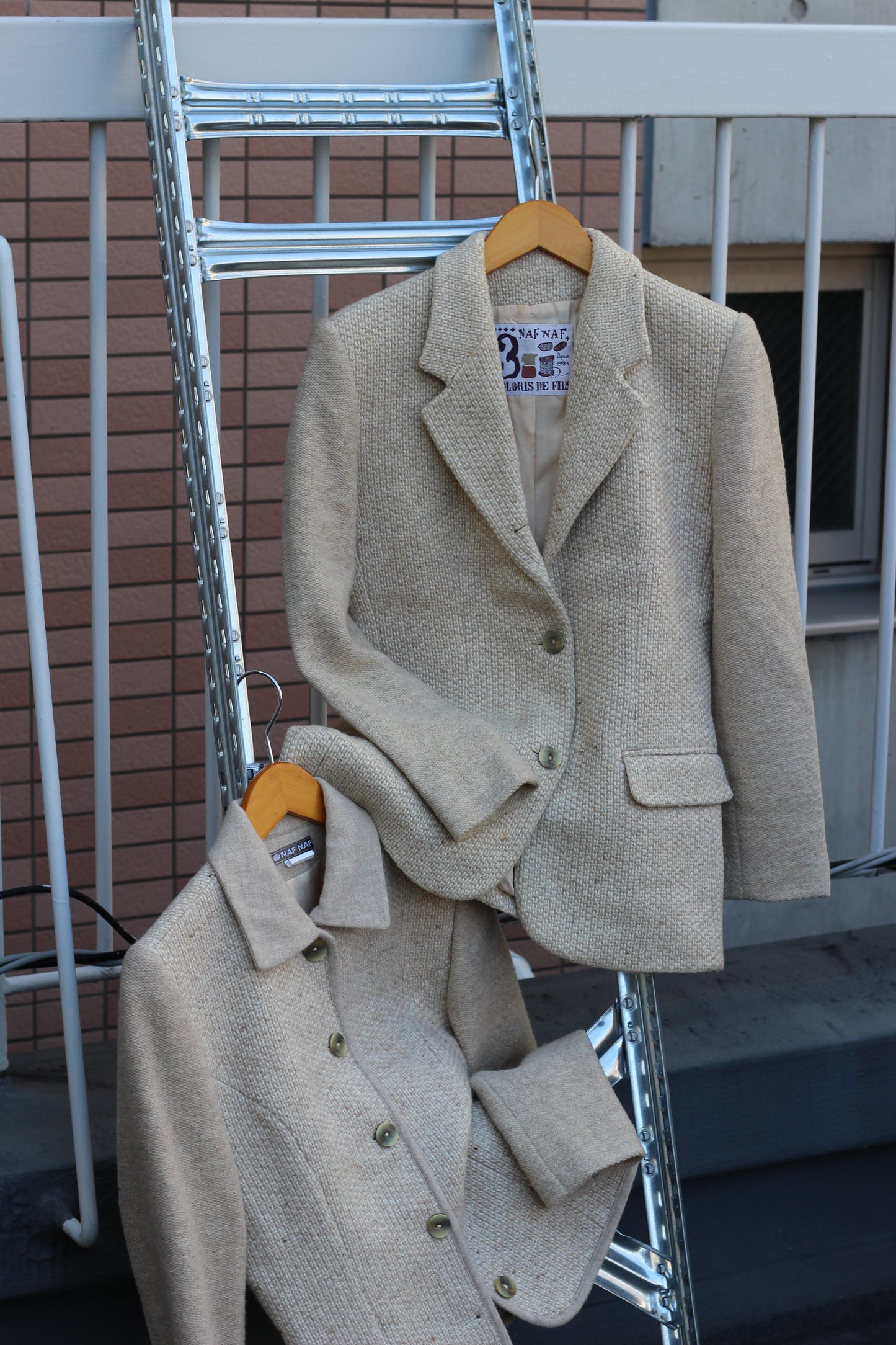 Women's Vintage Made In France Sleeve design Jacket x2点