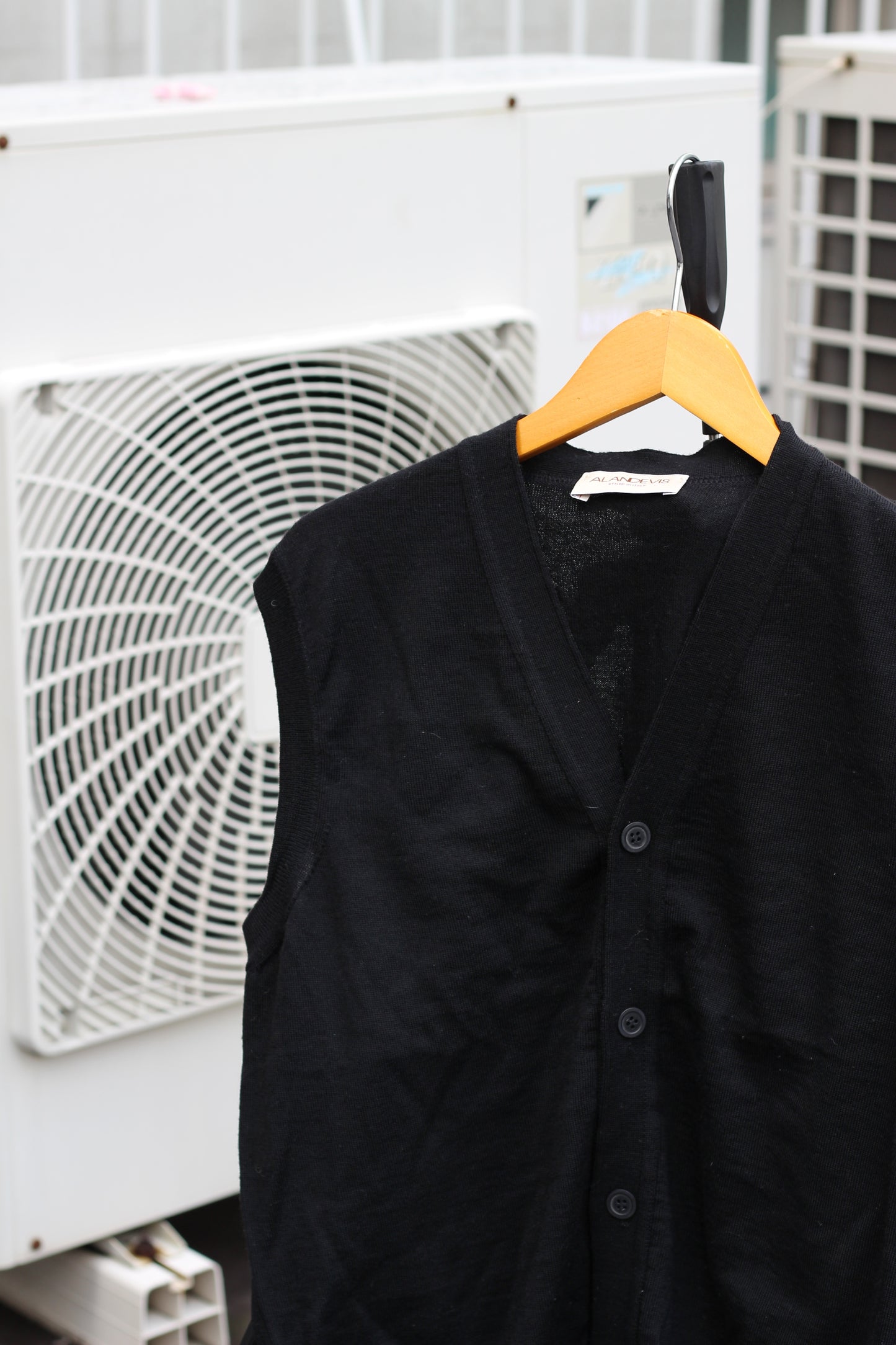Made In Italy Vintage Black Cardigan & Vest set x2点