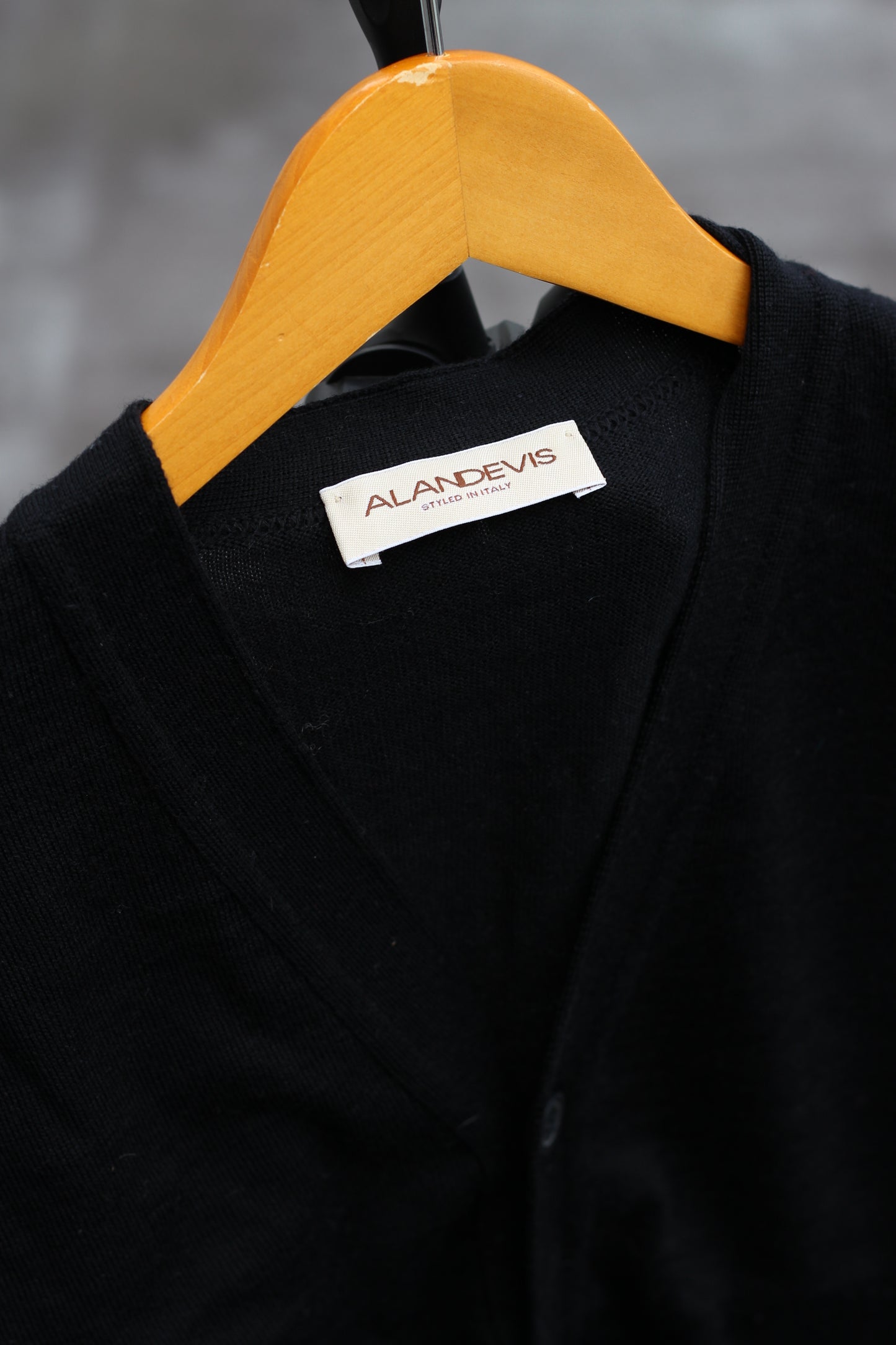 Made In Italy Vintage Black Cardigan & Vest set x2点