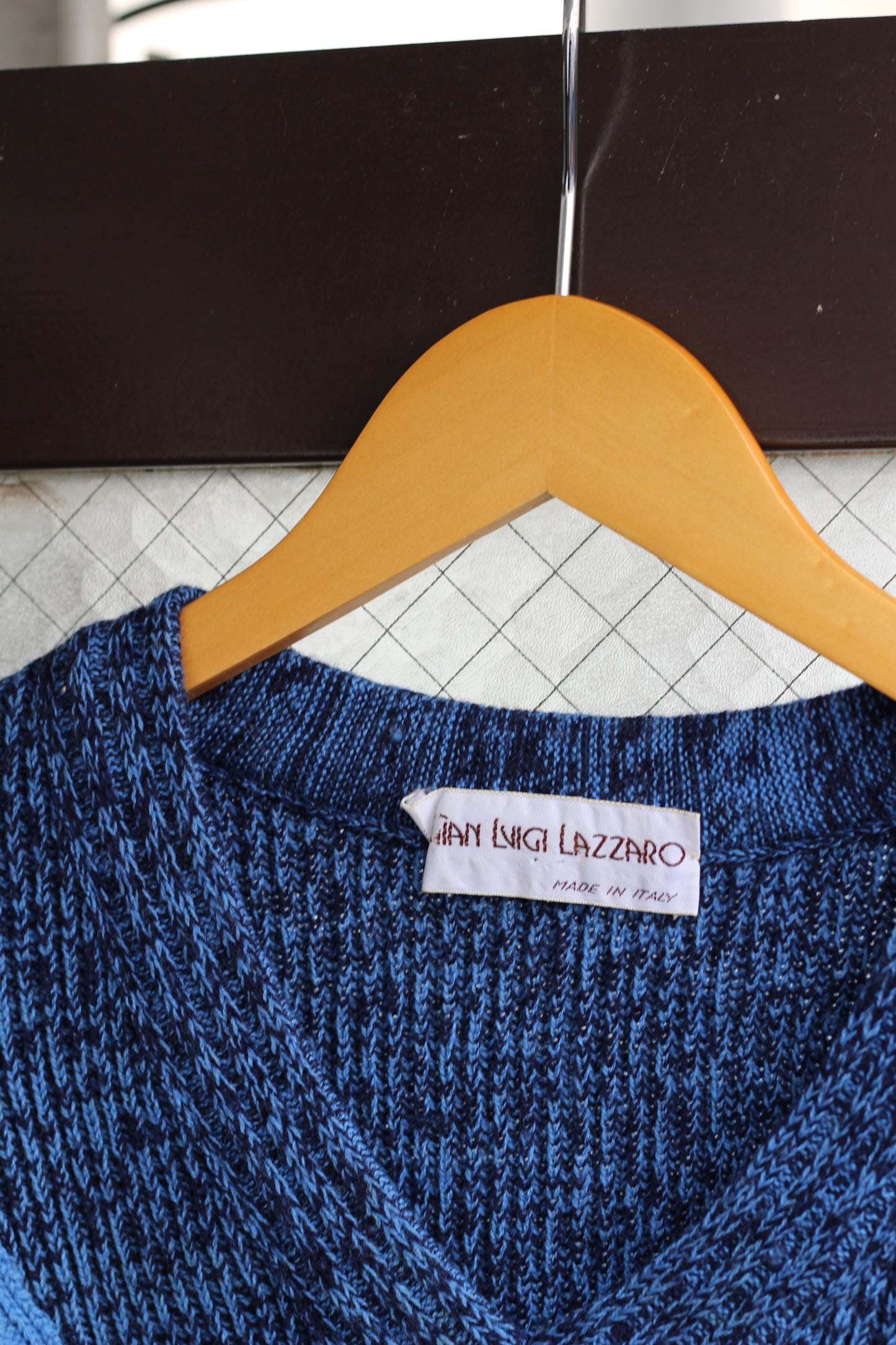 Made In Italy Vintage Blue Design Knit Sweater set x2点