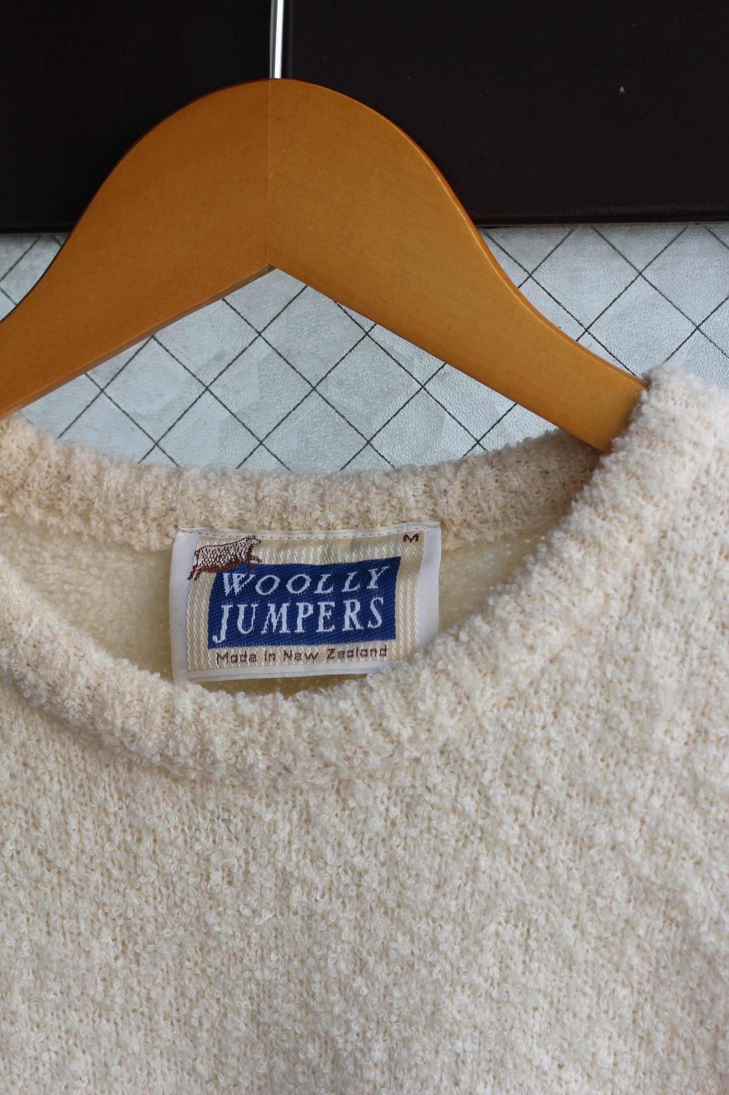 80-90's Made In New Zealand Vintage Sheep Design Knit Sweater set x2点