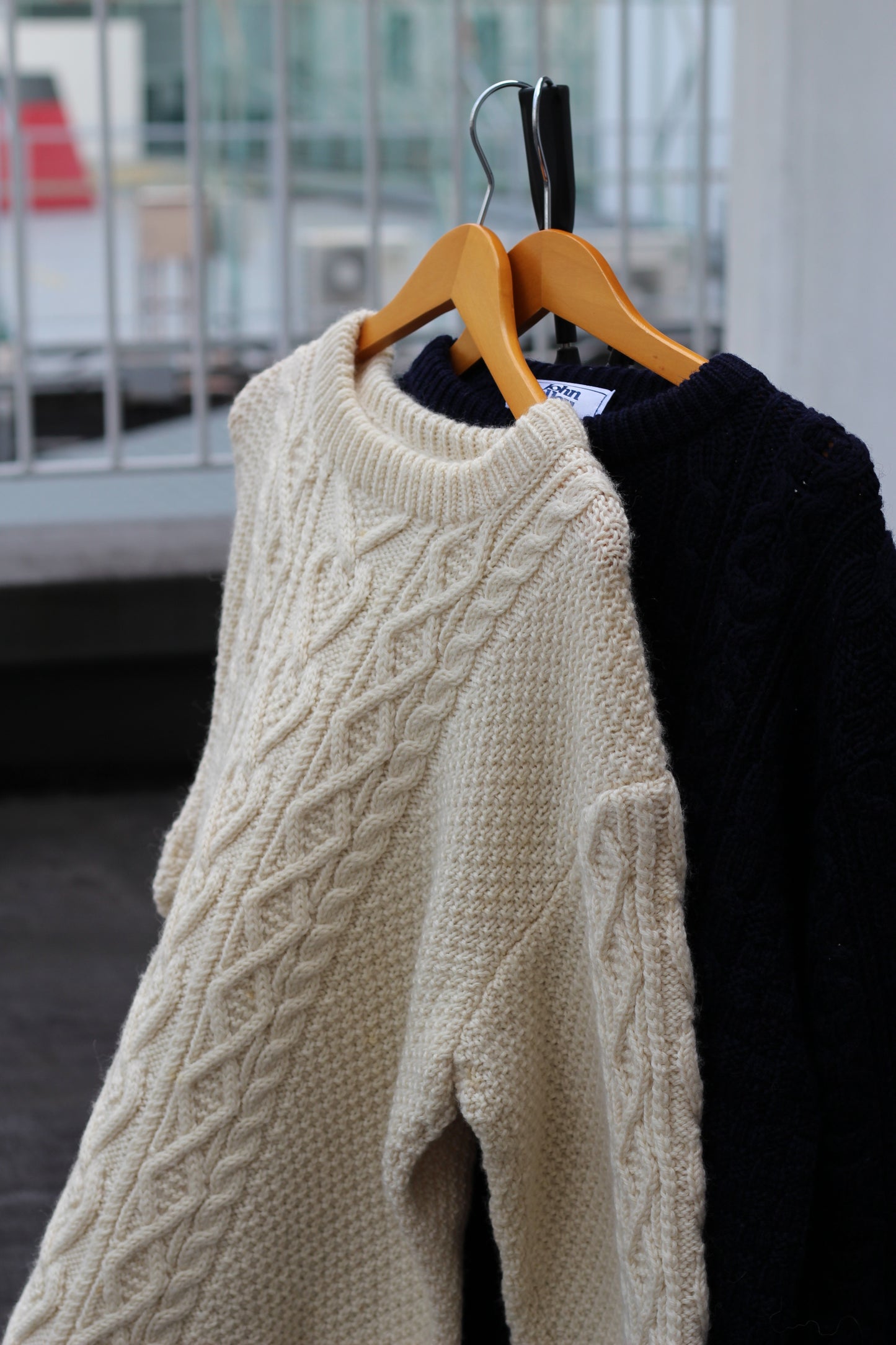 80-90's Made In Ireland Vintage Fisherman Sweater set x2点