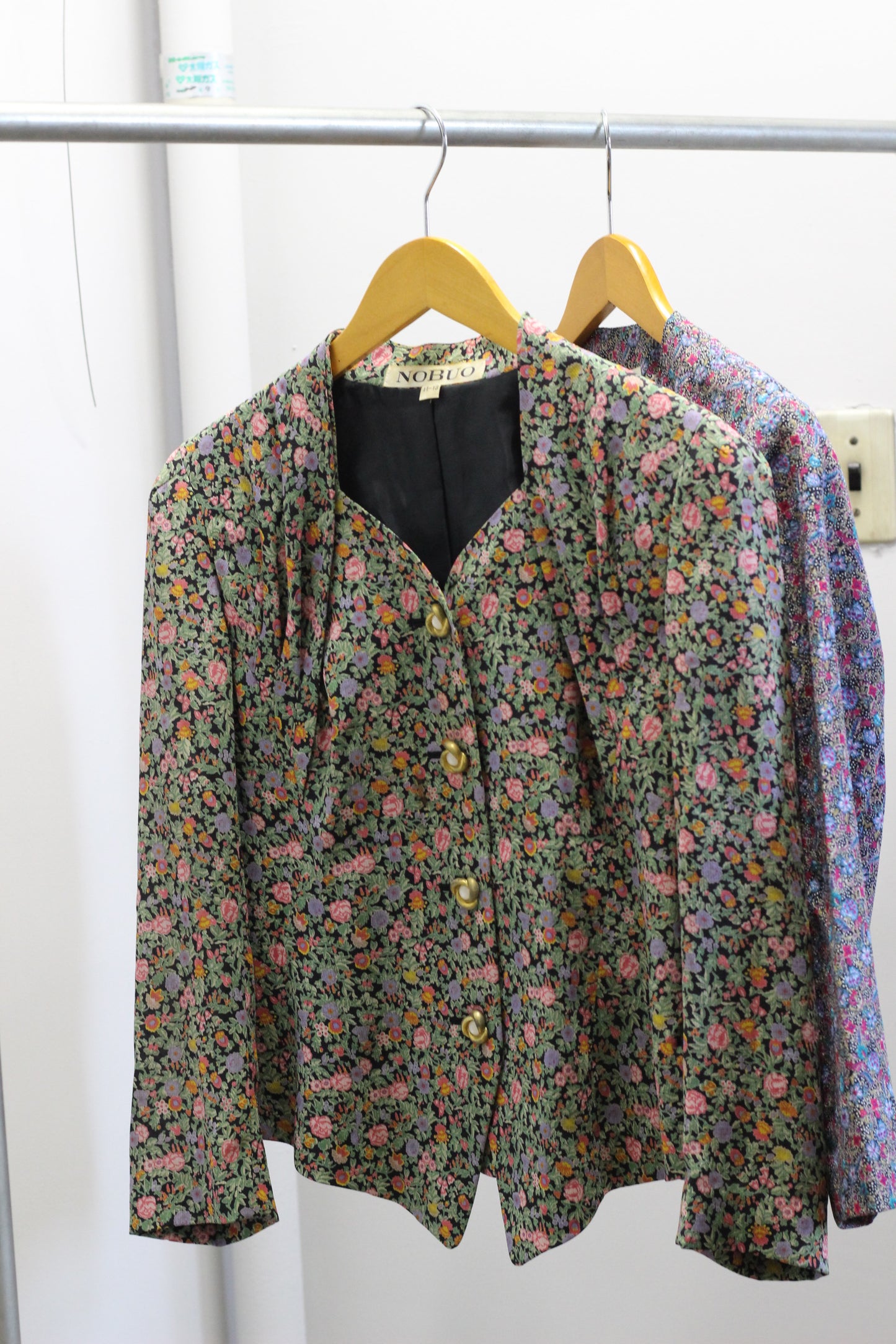 Vintage Flower Design Blouse Jacket x3点