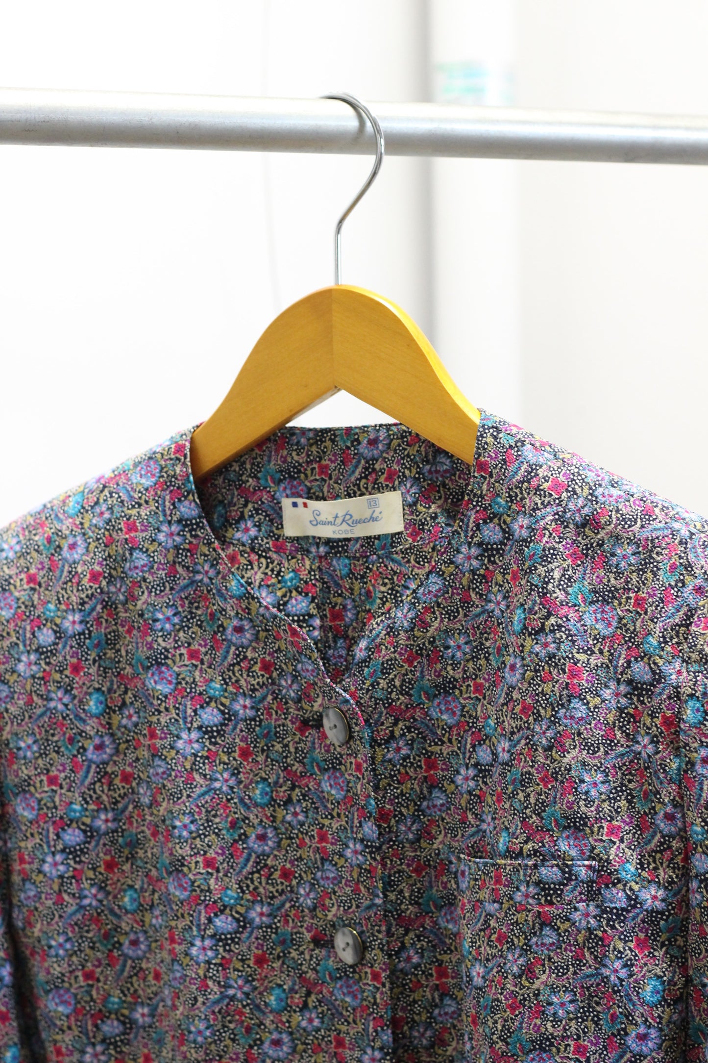 Vintage Flower Design Blouse Jacket x3点