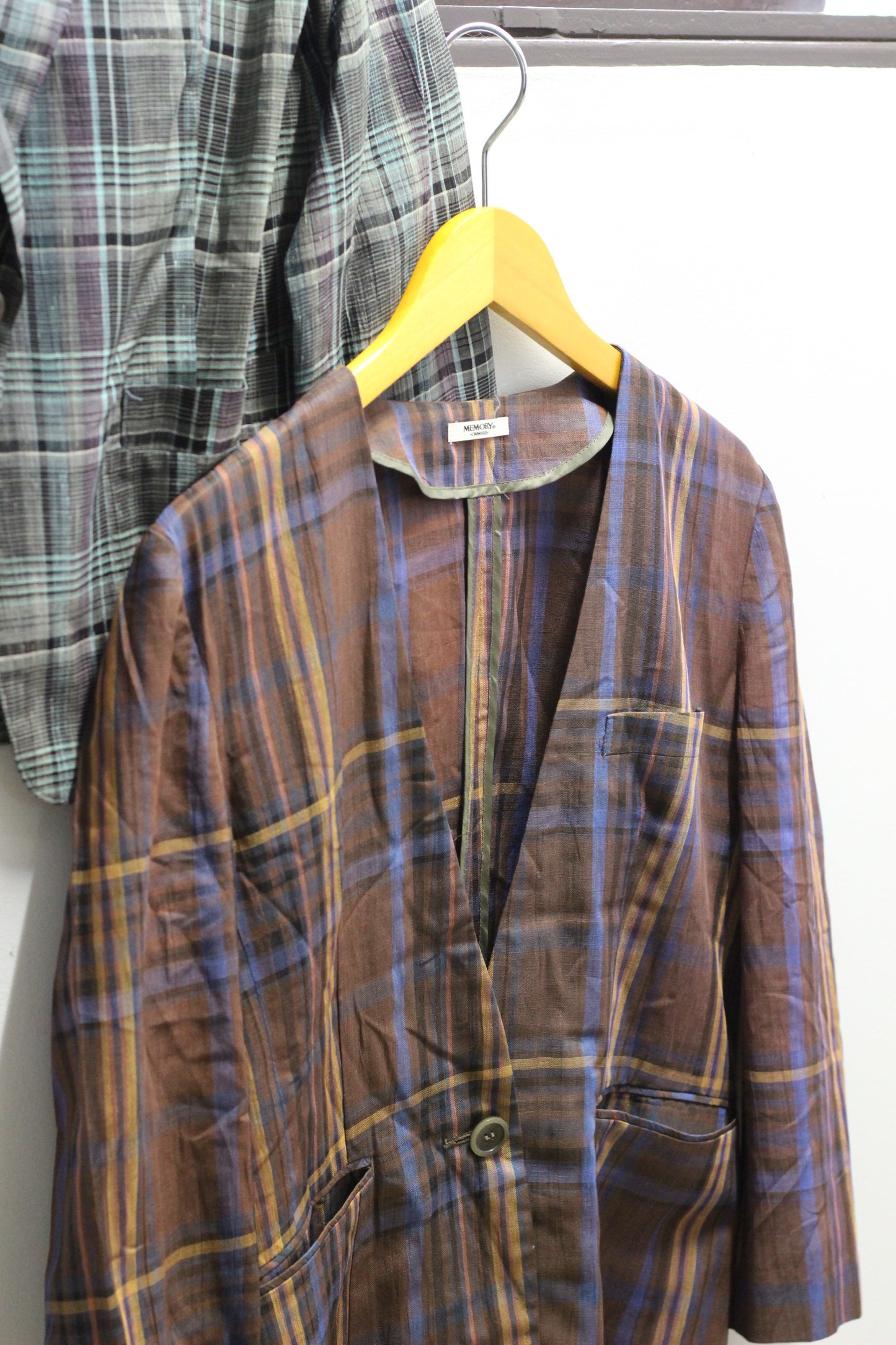 Vintage Check Sheer Jacket x2点
