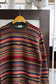 Made In Italy & UK Vintage Multicolor Stripe Knit Sweater set x2点