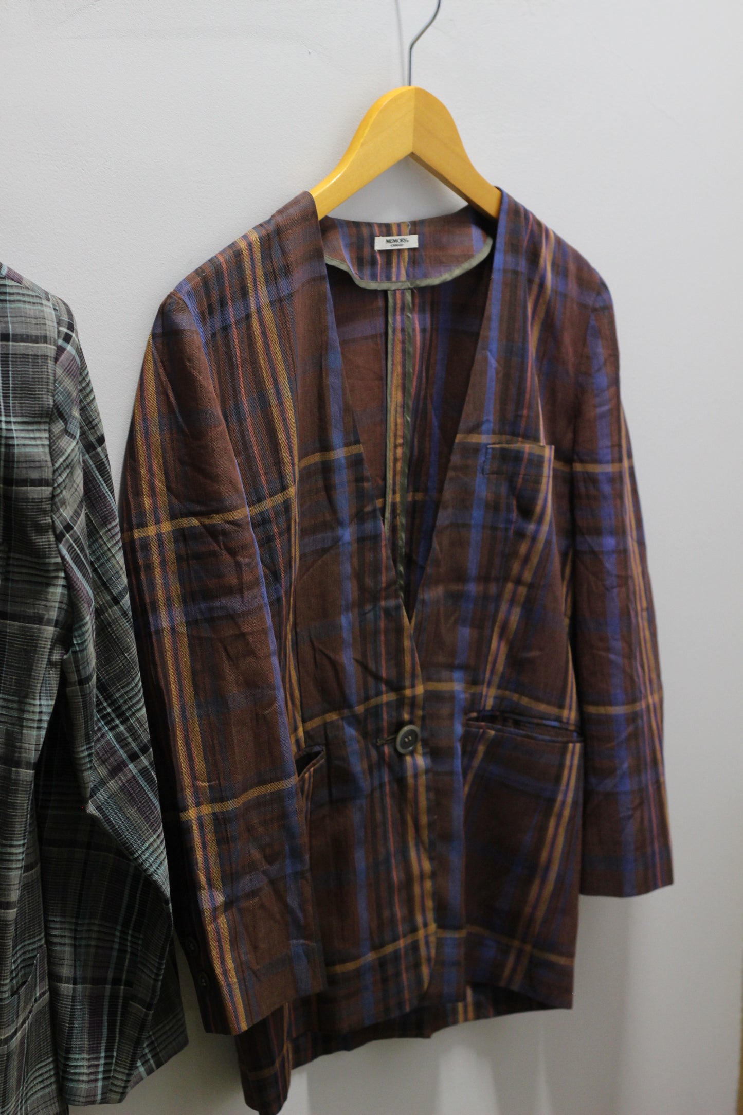 Vintage Check Sheer Jacket x2点