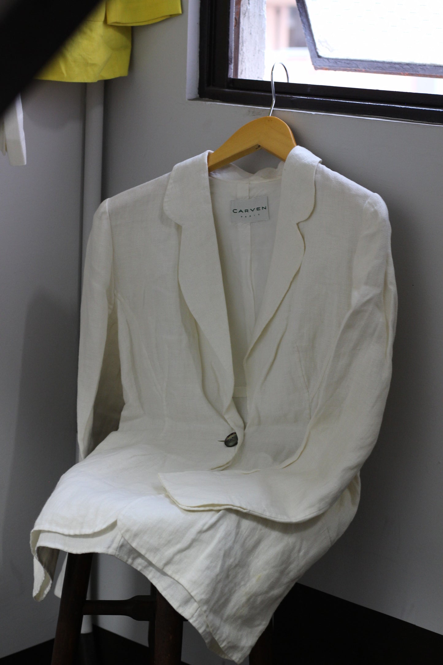 Vintage Linen Tailored Jacket x3点