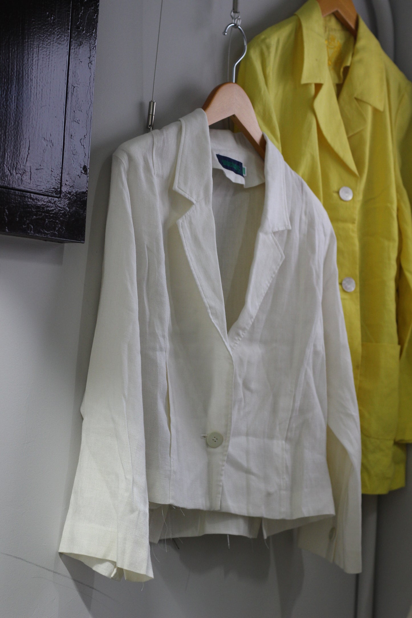 Vintage Linen Tailored Jacket x3点