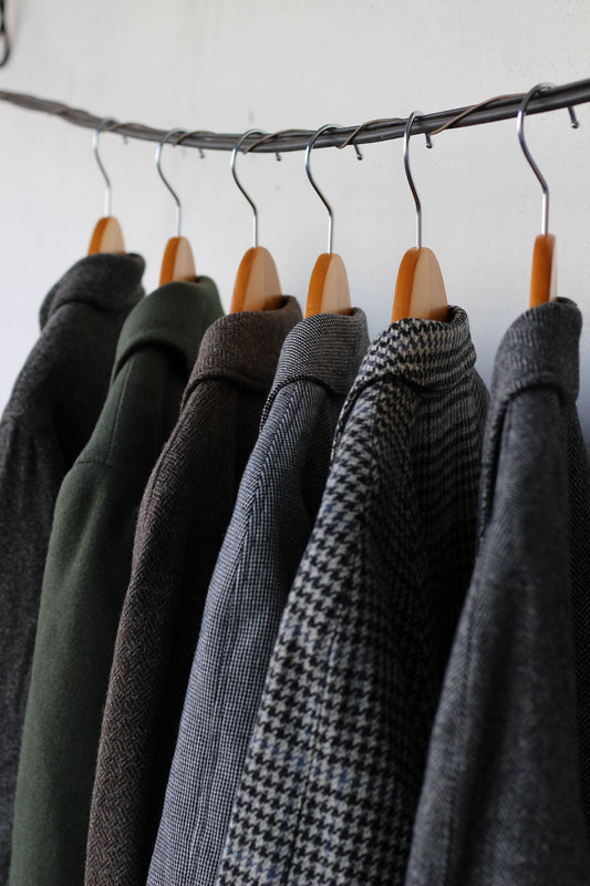 Men's heavy wool coat x6点