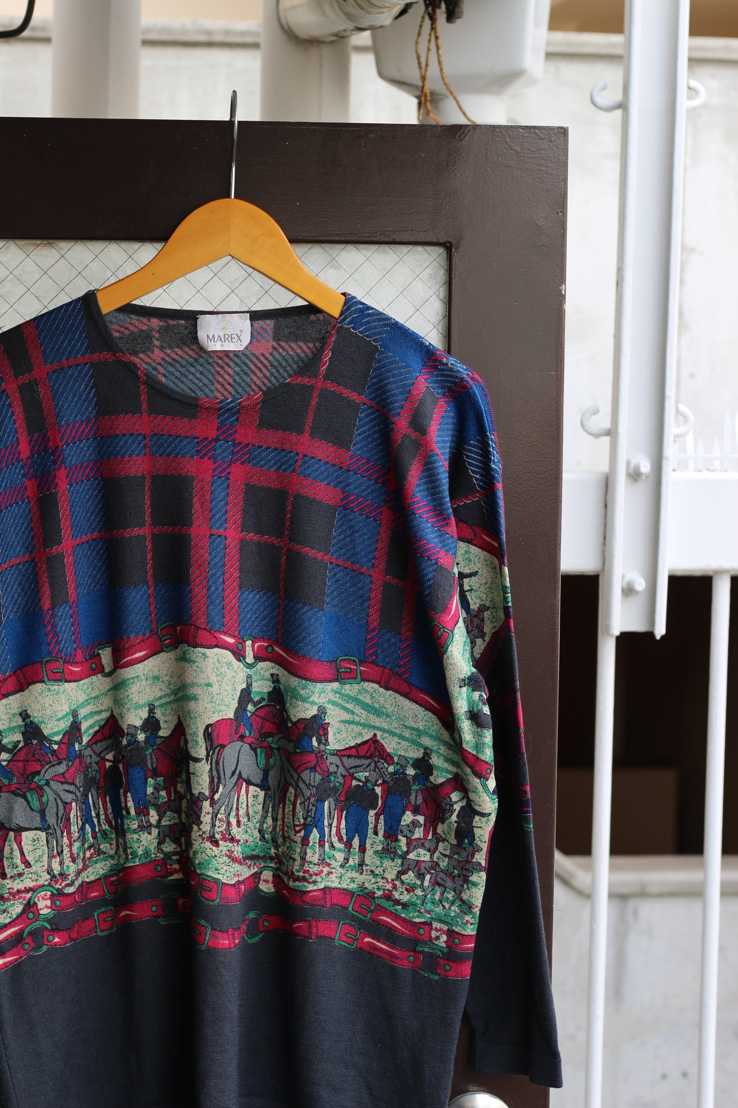 Made In Italy Women's Vintage All-Over Print Knit Sweater set x5点