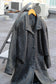 Women's Vintage Made In France Velour & Leather Coat x2点