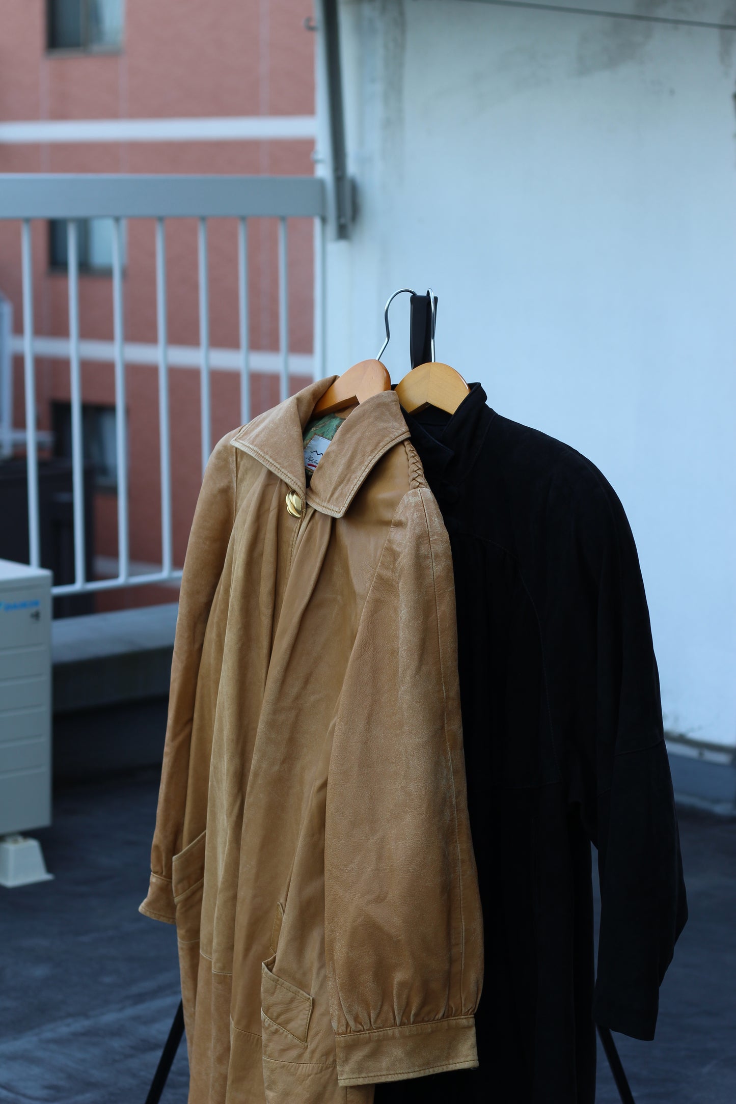Women's Vintage Made In Italy Leather Coat x2点