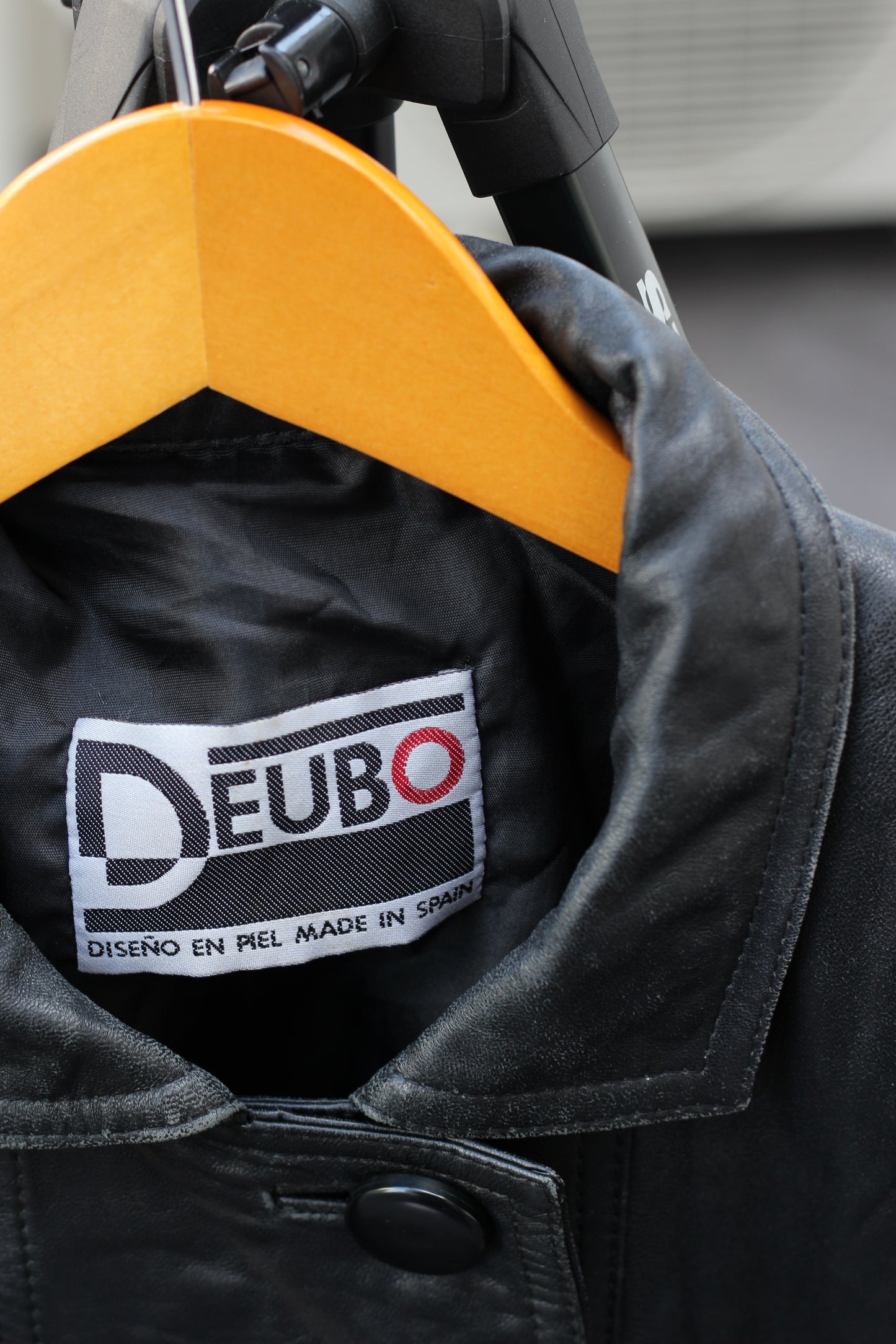 Women's Vintage Made In Spain Leather Coat x2点