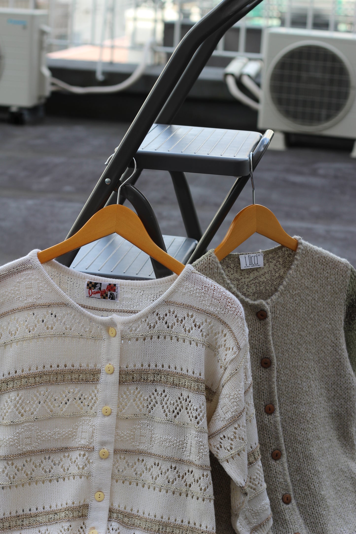 Made In Italy Women's Vintage Knit Cardigan Bulk set x10点