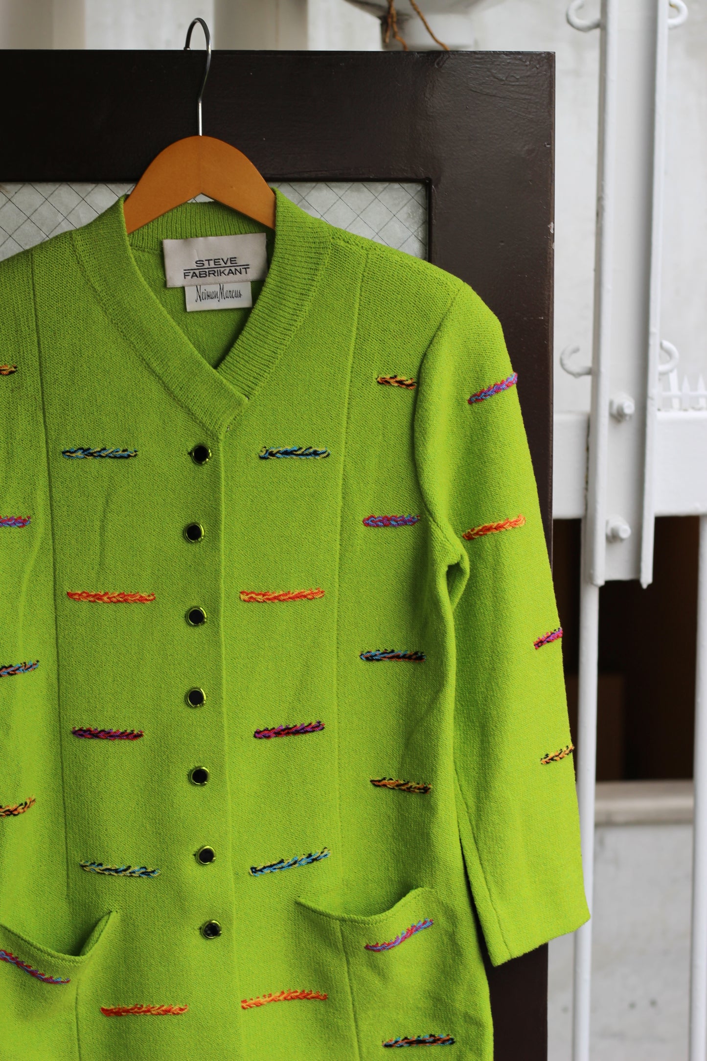 Made In France & USA Women's Vintage Long Knit Cardigan set x2点