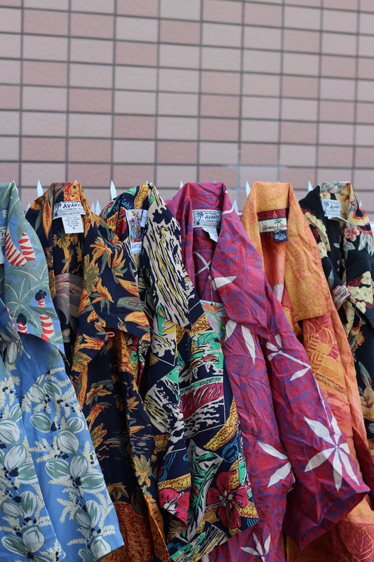 90's AVANTI & Men's Silk 100% Aloha Shirt x8点