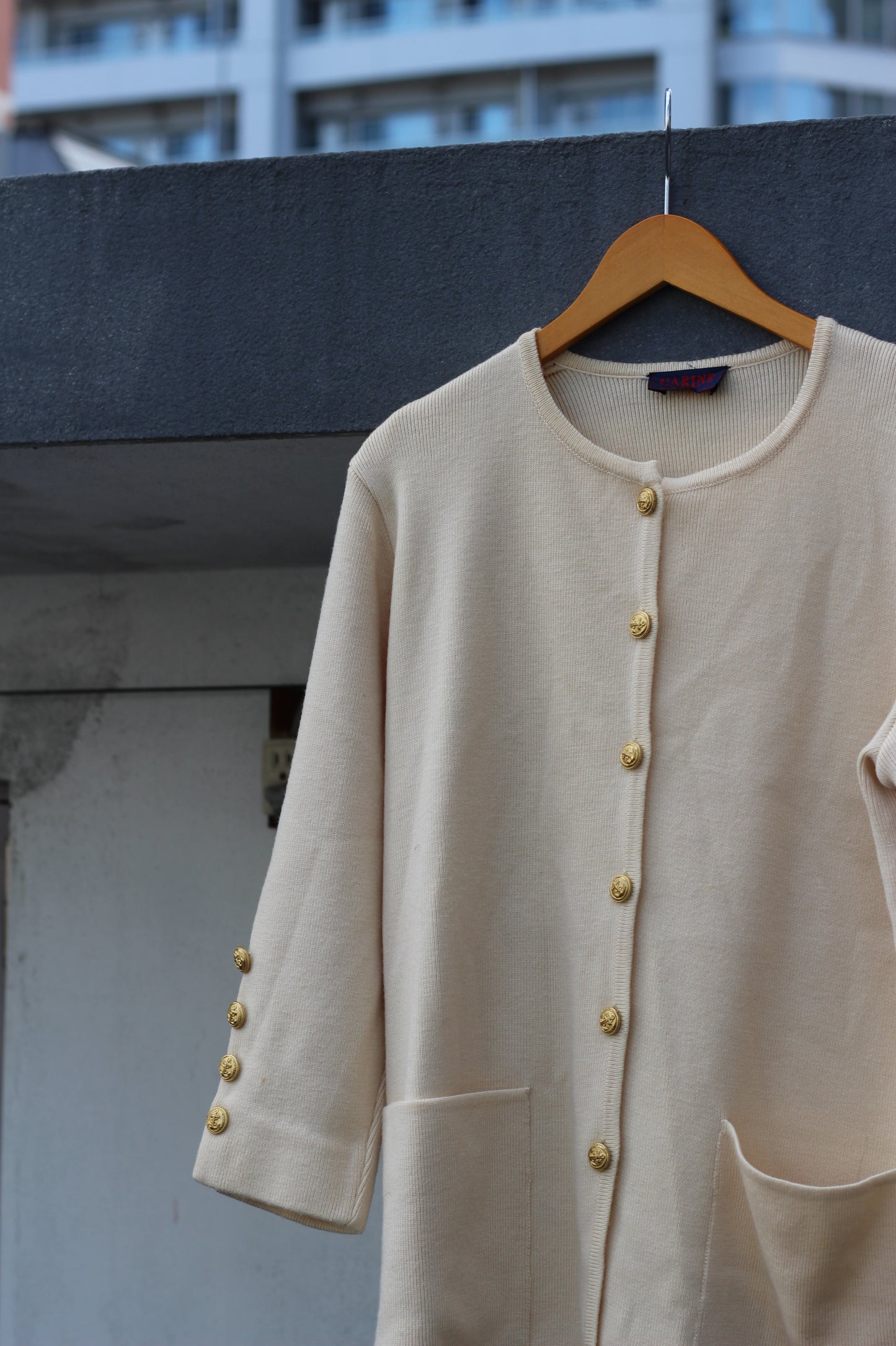 Made In France & USA Women's Vintage Long Knit Cardigan set x2点