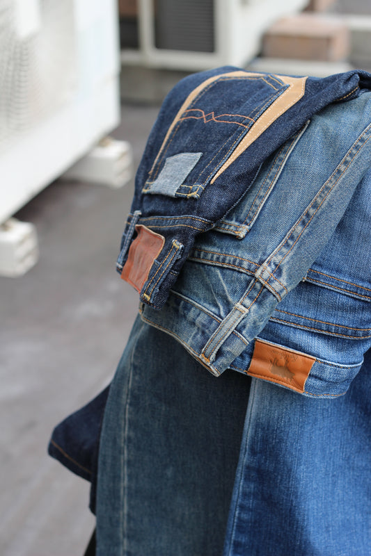 Made In usa Women's Y2K Style Bootcut Denim Pants set x3点