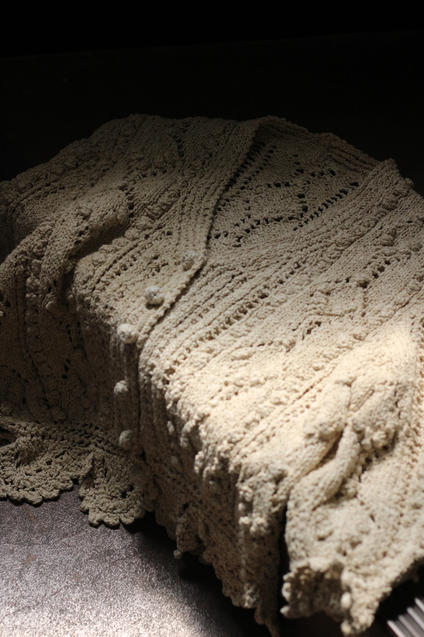 Vintage White Crochet Cardigan x2点
