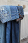 Made In Italy Women's Y2K Style Bootcut Denim Pants set x3点