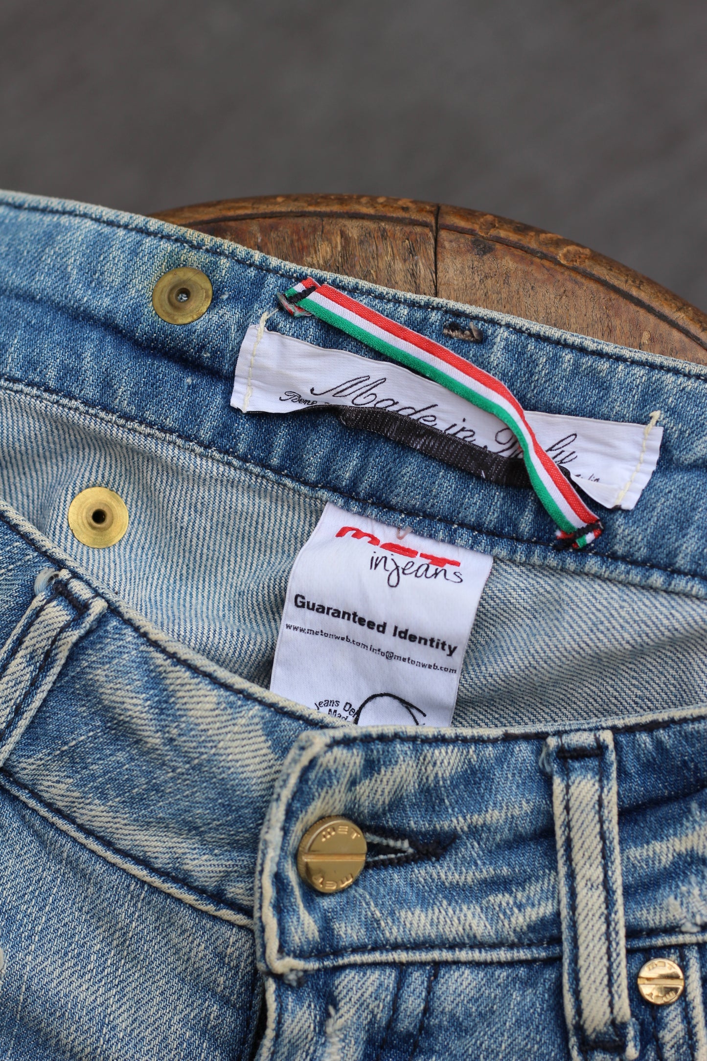 Made In Italy Women's Y2K Style Bootcut Denim Pants set x3点