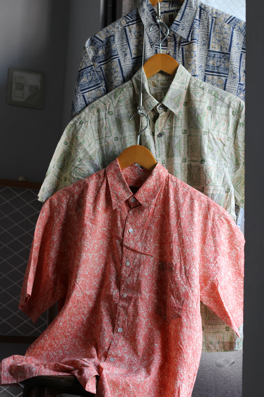 90's Made In USA Men's Short Sleeve Design Print Shirt x5点