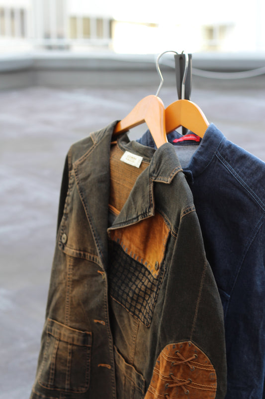 Made In Italy Women's Vintage Denim Jacket set x2点