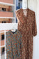 Vintage Floral Short Sleeve One-Piece x2点