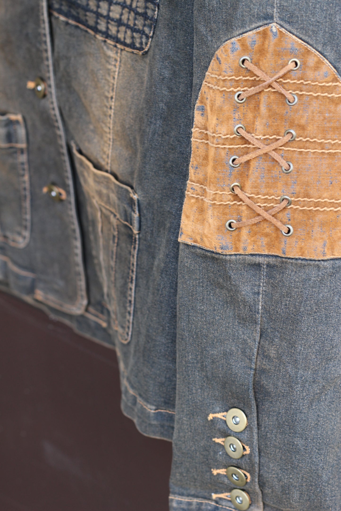 Made In Italy Women's Vintage Denim Jacket set x2点
