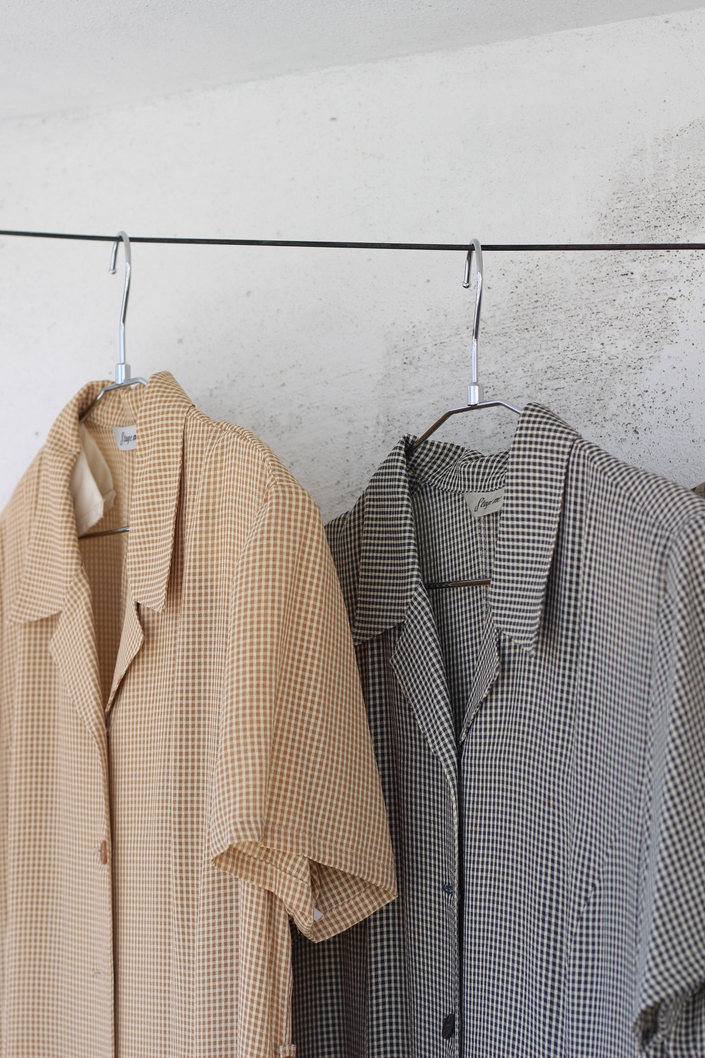 Vintage Check Short Sleeve One-Piece x4点