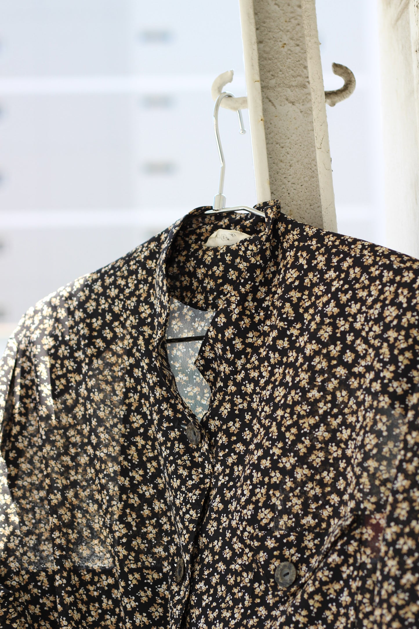 Vintage Small Flower Short Sleeve One-Piece x6点