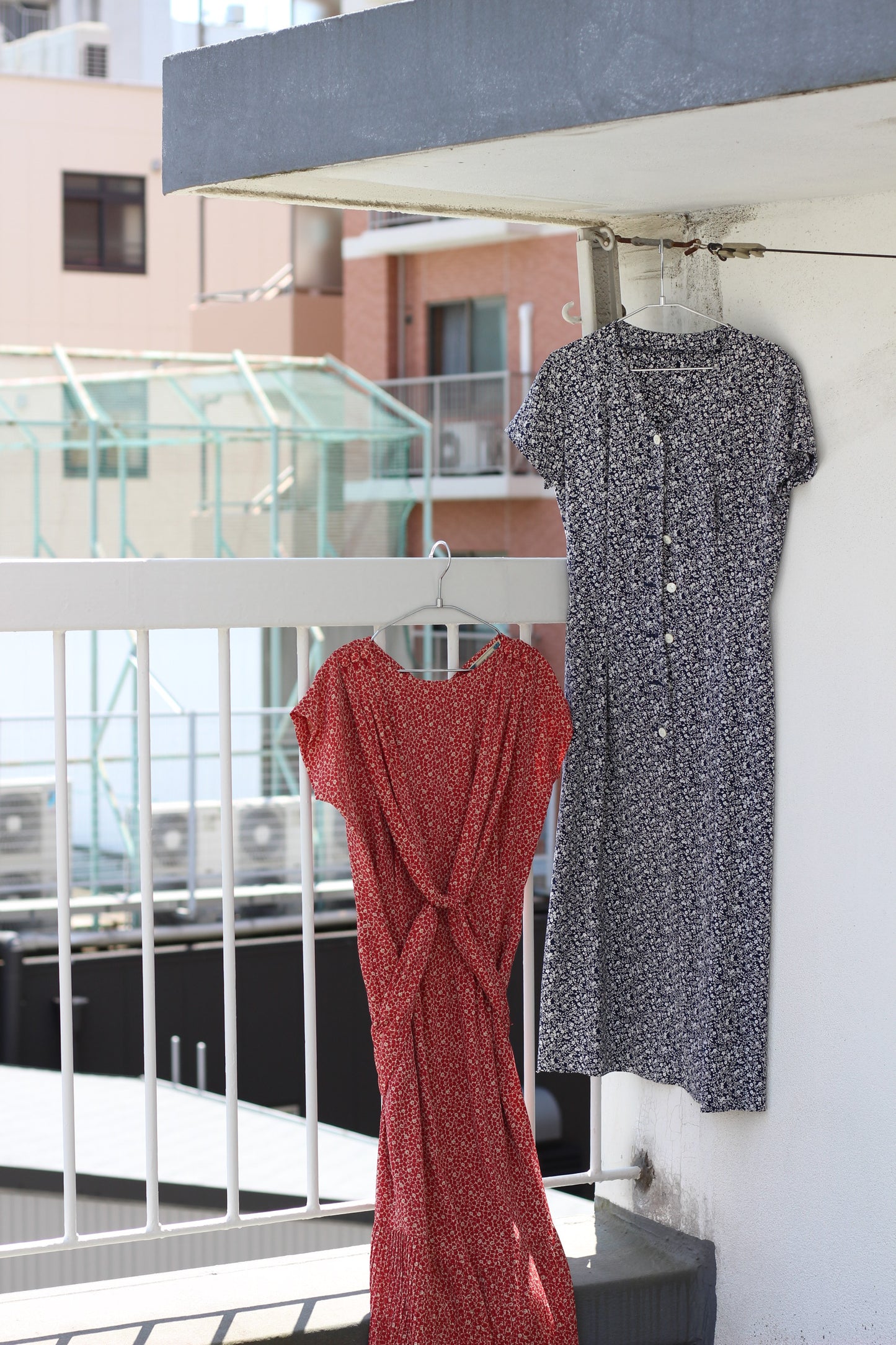 Vintage Small Flower Short Sleeve One-Piece x6点